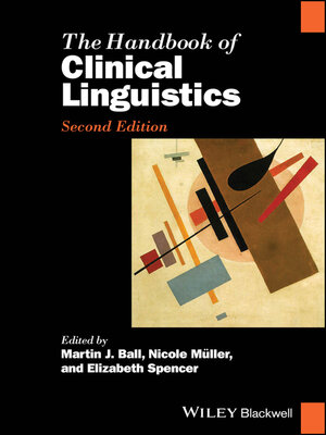 cover image of The Handbook of Clinical Linguistics